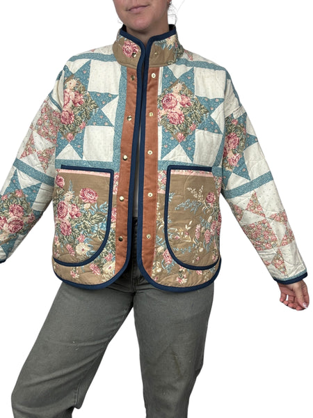 Handmade Quilt Coat - Size L