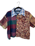 Tea Towel Button Up - Sz L