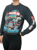 1987 Harley/Elvis Crewneck - Sz M