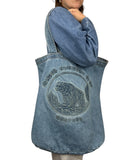 Vintage Denim Tote Bag