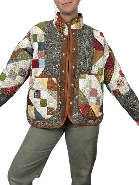 Handmade Quilt Coat - Size XL