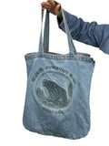 Vintage Denim Tote Bag