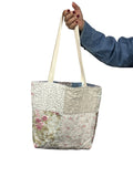 Handmade Quilt Tote Bag- no inside pocket