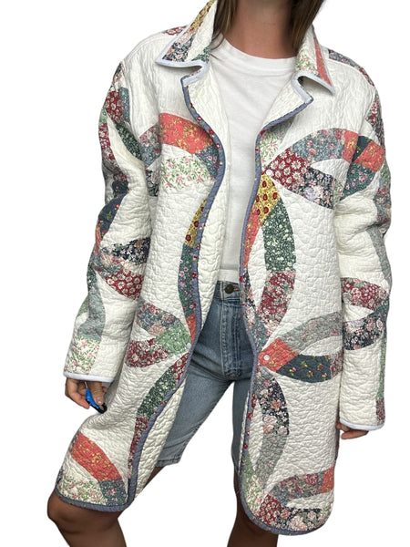 Handmade Quilt Coat - Size Extra Large, no pockets