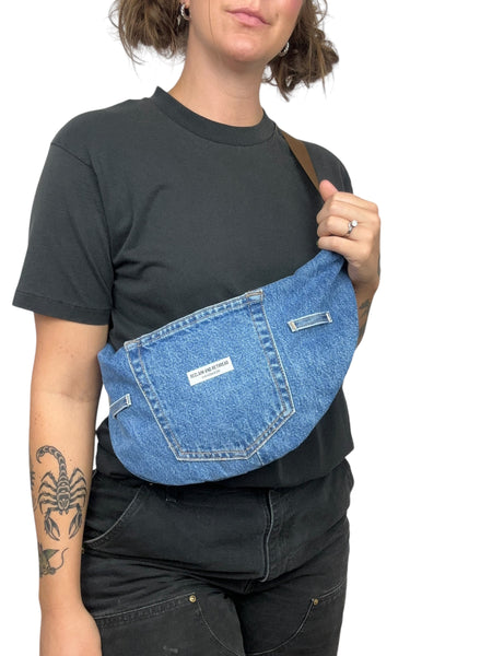 Handmade Upcycled Denim Crossbody