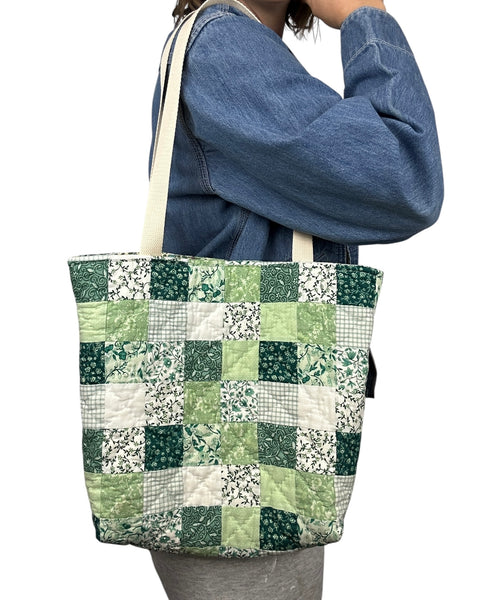 Handmade Quilt Tote Bag