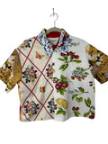 Tea Towel Button Up - Sz L