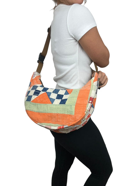 Handmade Upcycled Quilt Crossbody