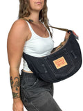 Handmade Upcycled Denim Crossbody